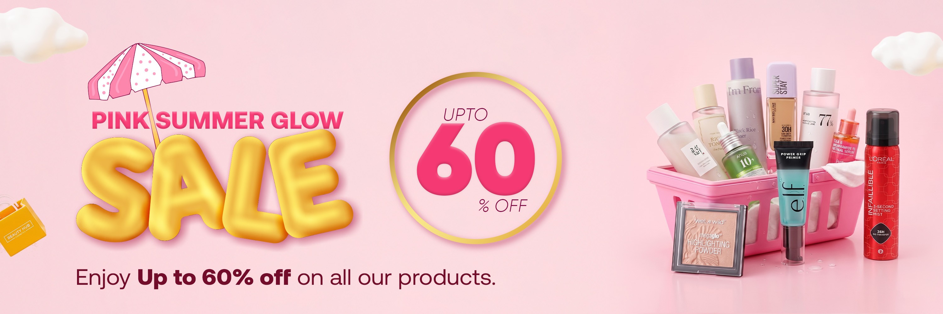 Pink glow summer sale